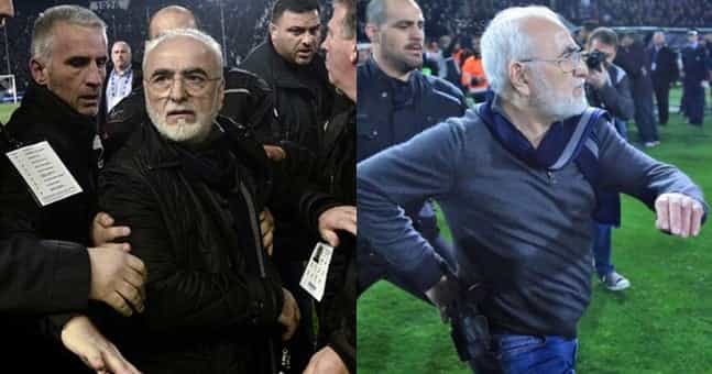 PAOK president issues statement following gun-toting incident PAOK president issues statement following gun-toting incident