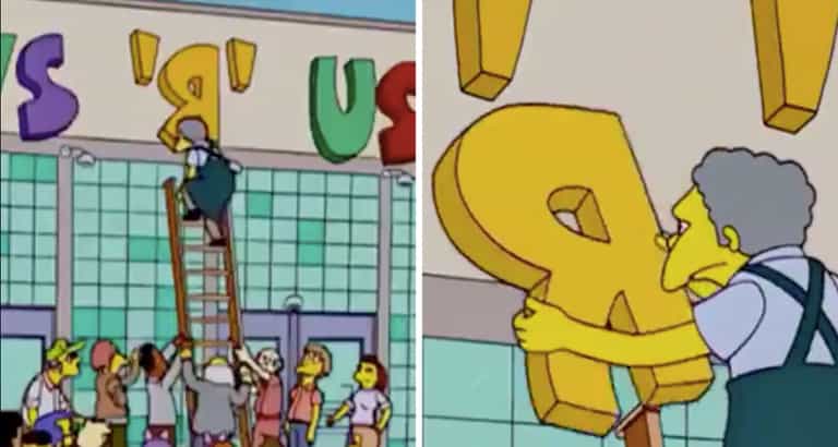 People are pointing out The Simpsons ‘predicted’ Toys R Us would close back in 2004 People are pointing out The Simpsons ‘predicted’ Toys R Us would close back in 2004