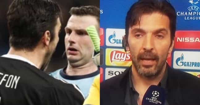 Gianluigi Buffon absolutely destroys Michael Oliver in post-match interview Gianluigi Buffon absolutely destroys Michael Oliver in post-match interview