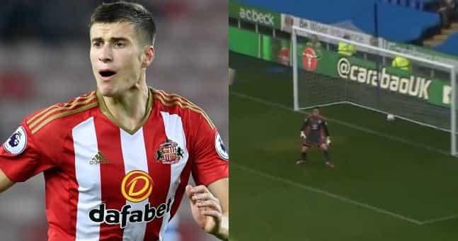 Ex-Man United player scored a worldie for Sunderland today Ex-Man United player scored a worldie for Sunderland today