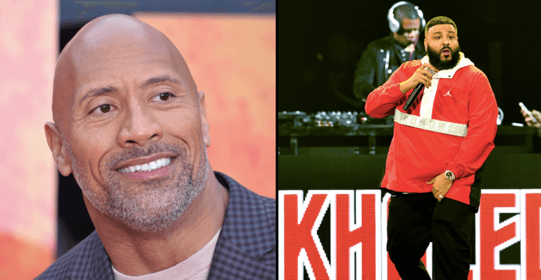 The Rock lays the smackdown on DJ Khaled after he admits he doesn’t go down on his wife
