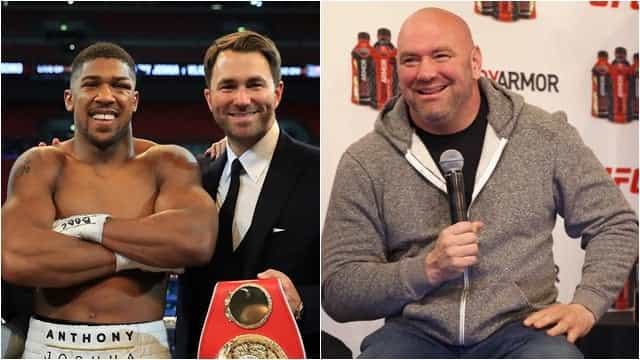 Dana White denies trying to steal Anthony Joshua from Matchroom Dana White denies trying to steal Anthony Joshua from Matchroom