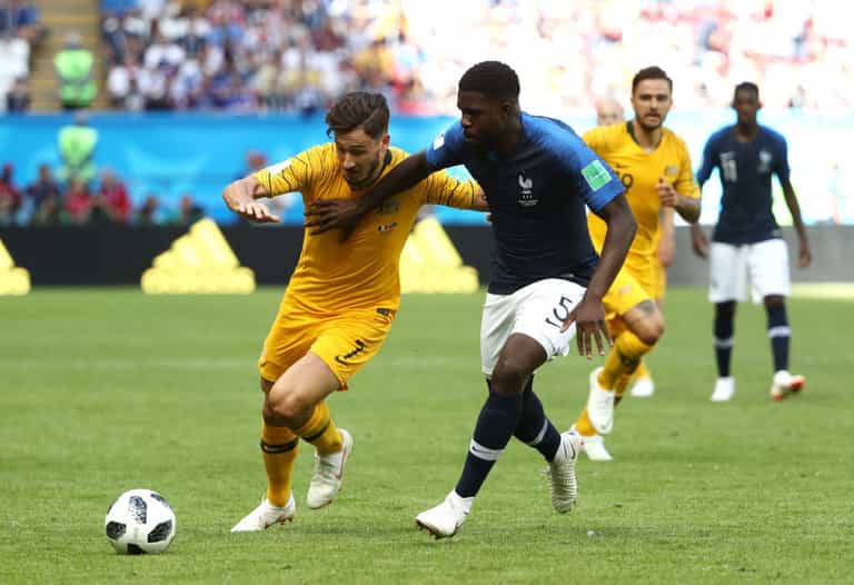 Samuel Umtiti posts perfect response to nightmare handball on Instagram