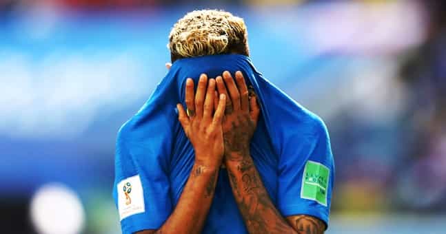 Neymar could be in trouble for approaching Brazil’s match referee at half-time