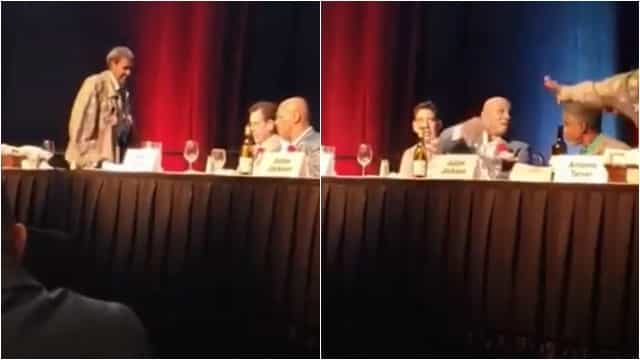 Mike Tyson explains why he threw water over Don King at Hall of Fame ceremony