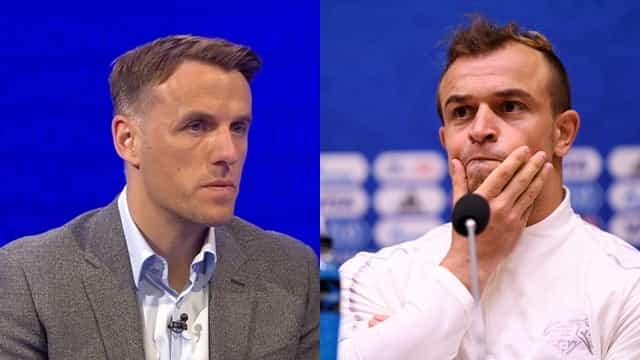 Phil Neville’s comment about Xherdan Shaqiri is beyond ridiculous Phil Neville’s comment about Xherdan Shaqiri is beyond ridiculous