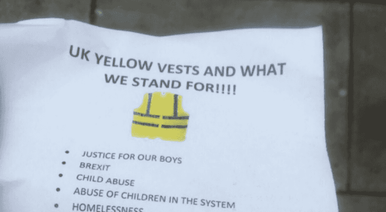 UK ‘yellow vest’ protesters’ list of things they ‘stand for’ are bizarre