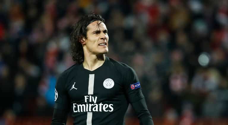 Edinson Cavani to miss Man Utd Champions League game