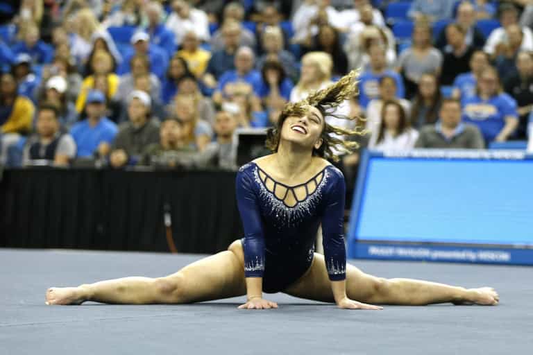 Superstar gymnast Katelyn Ohashi performs her final college championship routine Superstar gymnast Katelyn Ohashi performs her final college championship routine