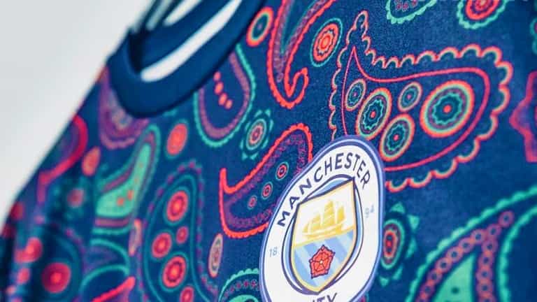 Manchester City’s new psychedelic kit is their wildest yet Manchester City’s new psychedelic kit is their wildest yet
