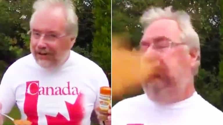 A new generation has discovered Mike Parry eating cinnamon A new generation has discovered Mike Parry eating cinnamon