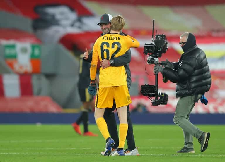 Caoimhin Kelleher stakes claim for Liverpool back up spot with clean sheet Caoimhin Kelleher stakes claim for Liverpool back up spot with clean sheet