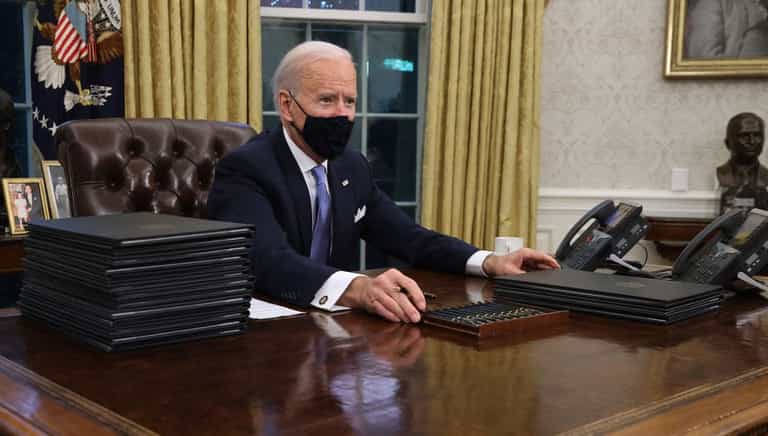 Joe Biden begins presidency with 15 executive orders, reversing Trump policies Joe Biden begins presidency with 15 executive orders, reversing Trump policies