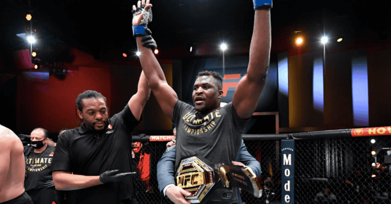 Anthony Joshua could face UFC heavyweight champion Francis Ngannou, says Eddie Hearn