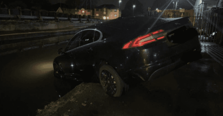 Uber driver charged rider £24 after driving car into canal