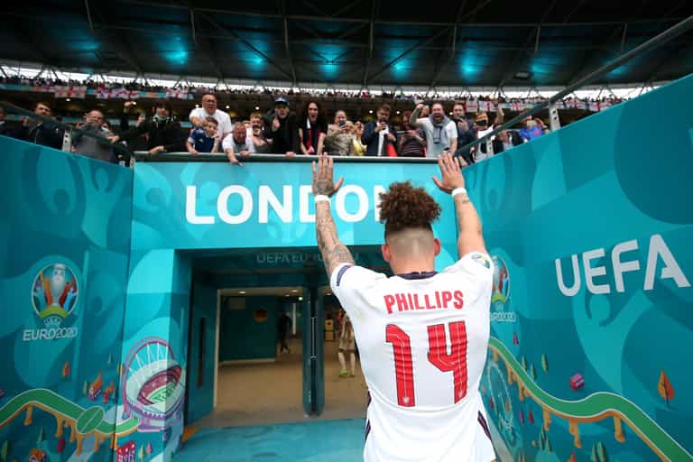 Kalvin Phillips had special tribute written on boot for England victory