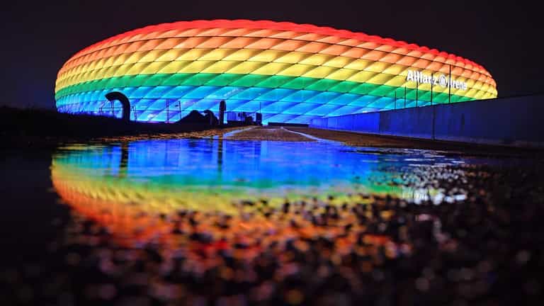 UEFA rejects request for rainbow light display in protest against Hungary LGBTQ laws UEFA rejects request for rainbow light display in protest against Hungary LGBTQ laws