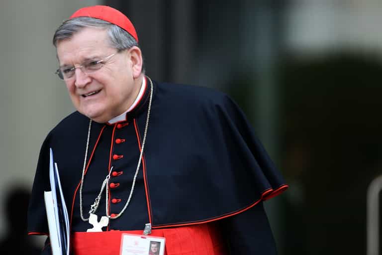 Cardinal who criticised vaccine placed on ventilator days after Covid diagnosis
