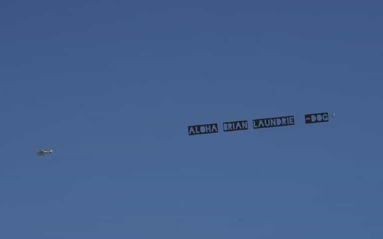 Dog the Bounty Hunter ‘taunts’ Brian Laundrie with banner over campsite