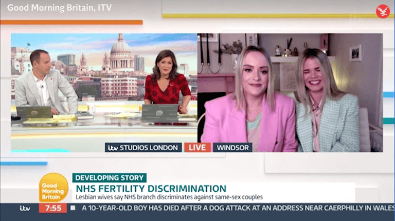Susanna Reid apologises for ‘insensitive’ question to lesbian couple trying for baby