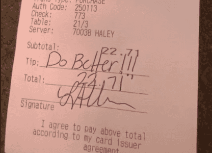 Woman sparks huge TikTok debate after refusing to tip waitress and telling her ‘do better’
