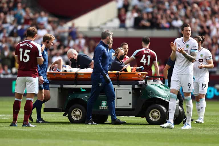 Ashley Westwood suffers serious injury vs West Ham as Nikola Vlasic is left in tears Ashley Westwood suffers serious injury vs West Ham as Nikola Vlasic is left in tears