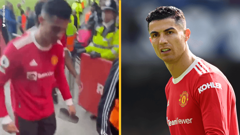 Boy who had phone smashed by Cristiano Ronaldo was attending first ever match