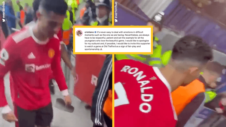 Cristiano Ronaldo offers fan trip to Old Trafford as Merseyside police issue statement