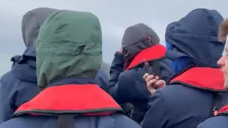 Liverpool fans use speedboat to cross channel for Champions League final Liverpool fans use speedboat to cross channel for Champions League final