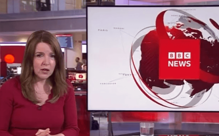 BBC trainee accidentally posts mocking Man United message live on TV