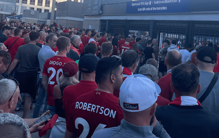 Supporters ‘tear gassed’ and denied entry to Champions League final in Paris Supporters ‘tear gassed’ and denied entry to Champions League final in Paris