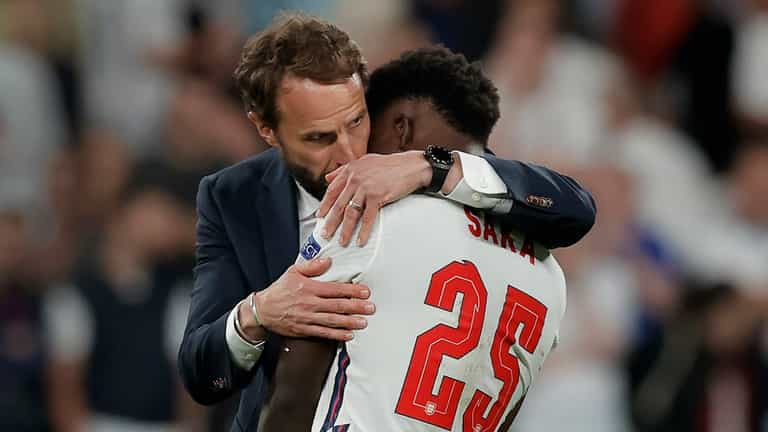 Gareth Southgate admits risk of racial abuse could sway who takes England’s penalties Gareth Southgate admits risk of racial abuse could sway who takes England’s penalties