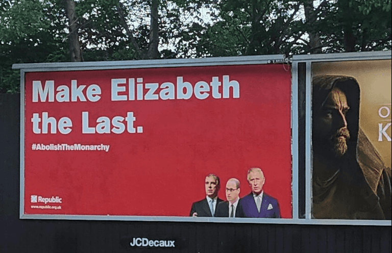 Anti-monarchy billboards appear in Scottish cities and people are loving it