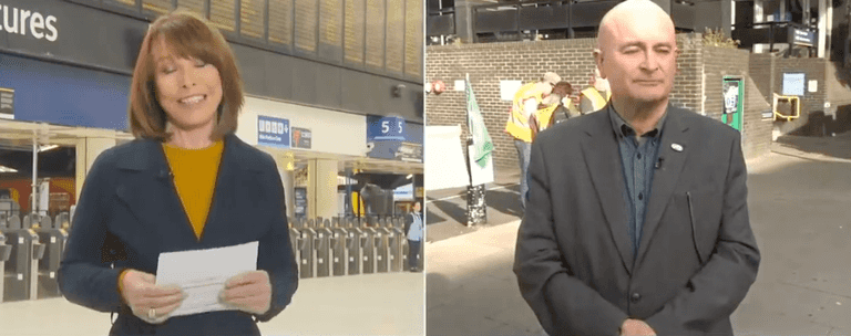 People are praising rail striker for ‘brilliant answer’ to Sky News’ questions about protests