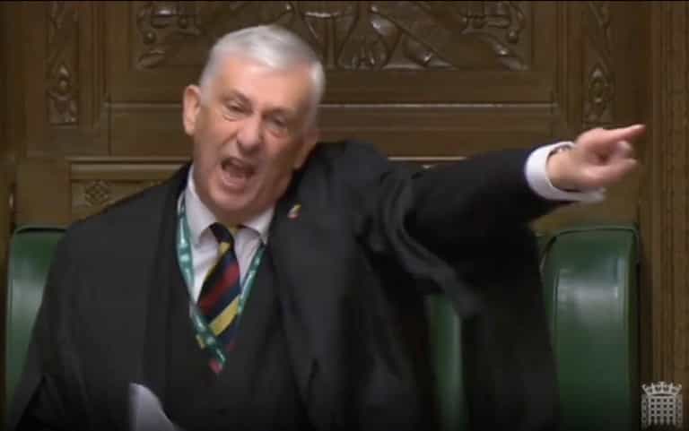 MPs escorted out of chamber as PMQs descends into chaos