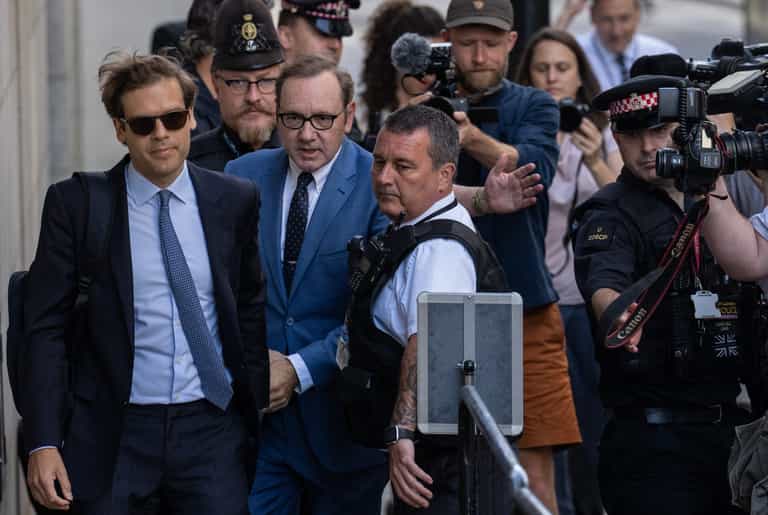 Kevin Spacey pleads not guilty after appearing in UK court for five sexual assault charges