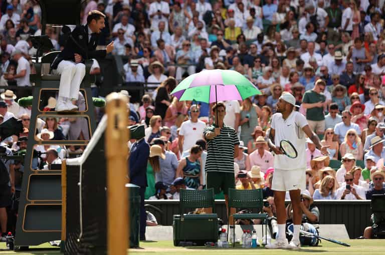 Nick Kyrgios complains about ‘drunk’ spectator during Wimbledon final