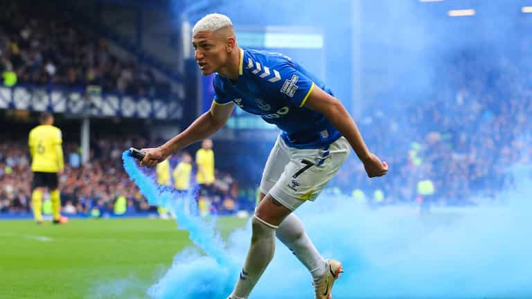 Richarlison banned from first Premier League match after flare incident Richarlison banned from first Premier League match after flare incident