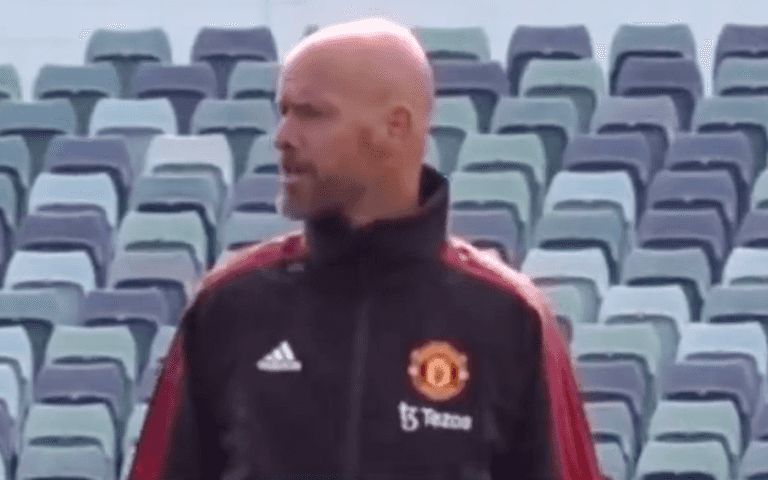 Footage of Erik ten Hag hounding even United’s youngest players is giving fans hope