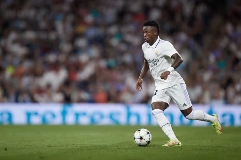 Atletico Madrid fans filmed singing racist chants aimed at Vinicius Jr