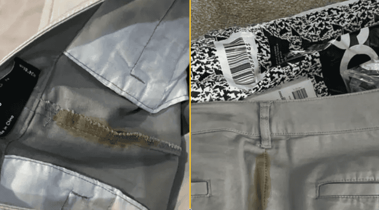 Woman left fuming after son receives Asos ‘poo-stained’ shorts