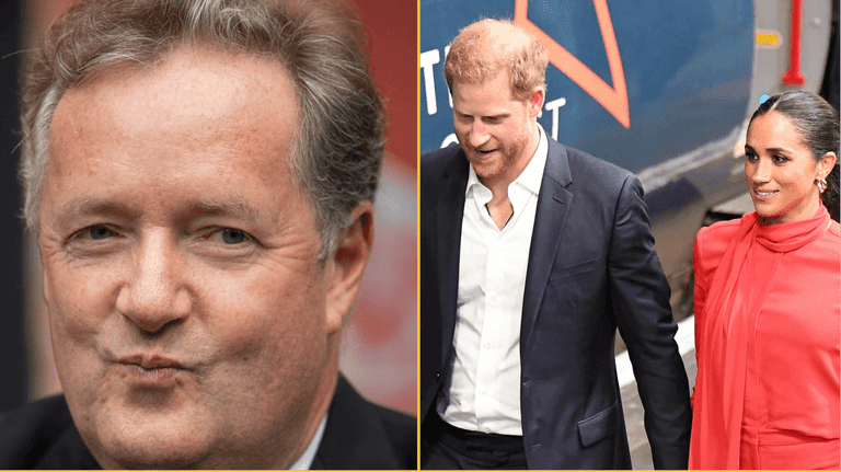 Piers Morgan says ‘who the f*** does Meghan Markle think she is’ as she returns to UK