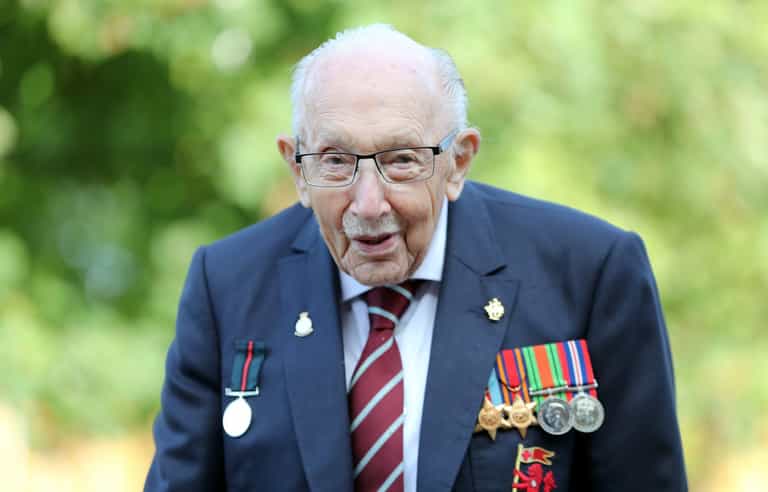 Protester sparks outrage after dumping human faeces and waste all over Sir Captain Tom’s memorial