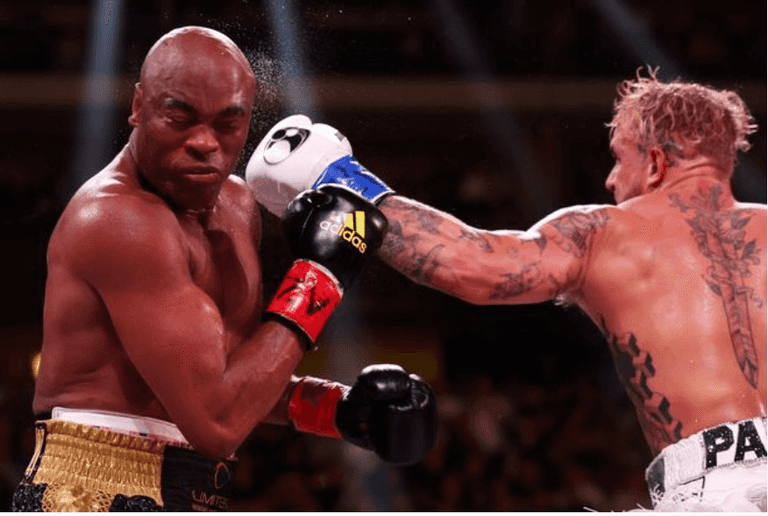 Jake Paul beats Anderson Silva on points to remain undefeated as boxer