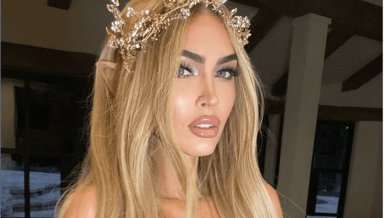 Megan Fox poses topless as she slams claims she ‘didn’t shave’ bikini line