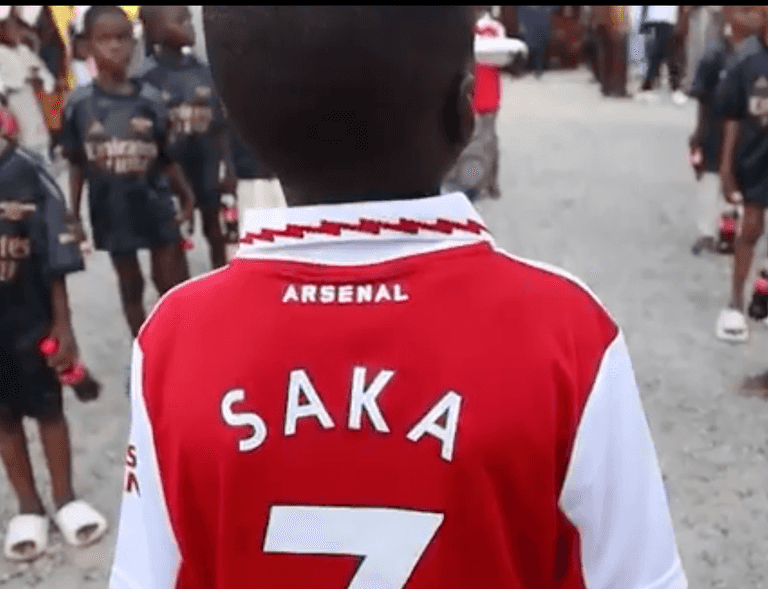 Bukayo Saka funds 120 life-changing operations for children in Nigeria