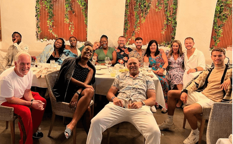 I’m A Celebrity fans spot ‘feud’ as campmate missing from final goodbye meal snap I’m A Celebrity fans spot ‘feud’ as campmate missing from final goodbye meal snap