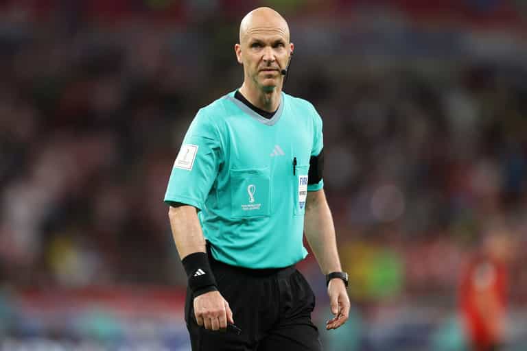The reason why Anthony Taylor won’t referee the World Cup final