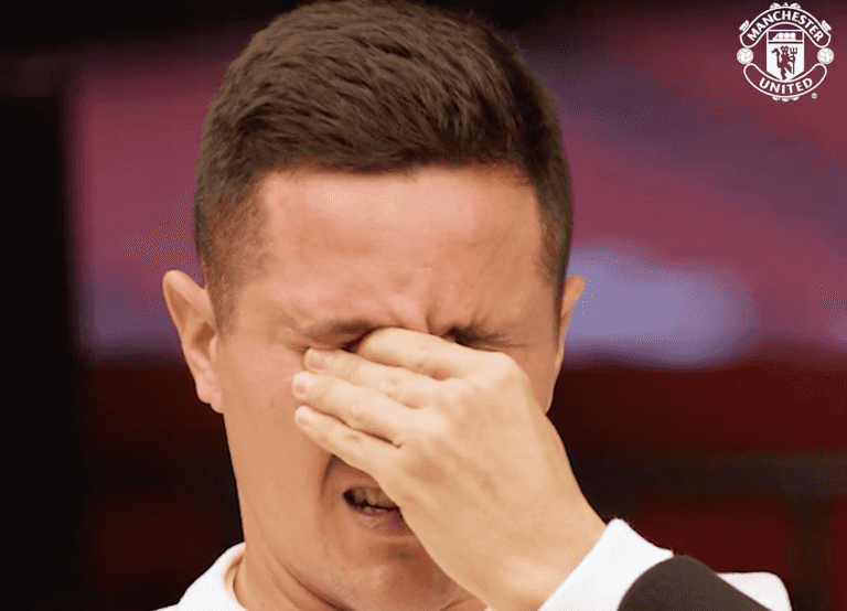 Ander Herrera walks out of Man United podcast