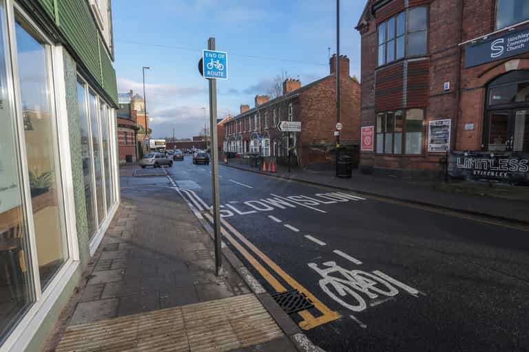 Council is slammed for installing cycle lane which is barely the length of a bike